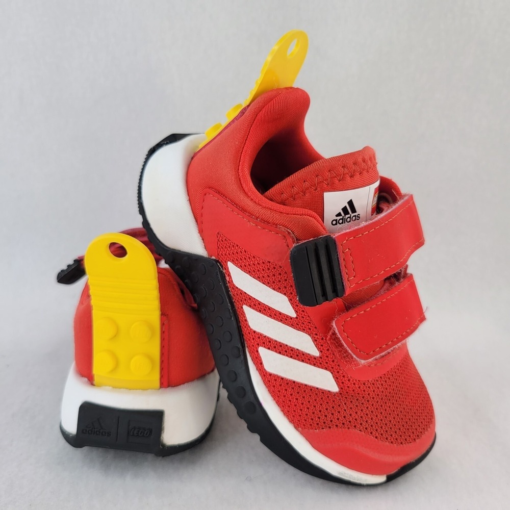 Adidas X Lego Shoes Toddlers 5.5K Baby Red Sport Infant Sneakers FX2877